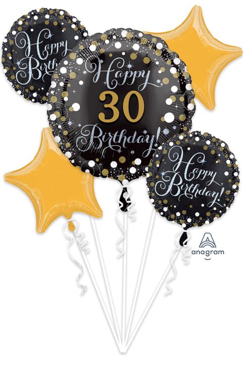 30th Birthday Balloon Bouquet