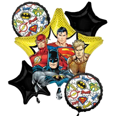 justice league balloon bouquet