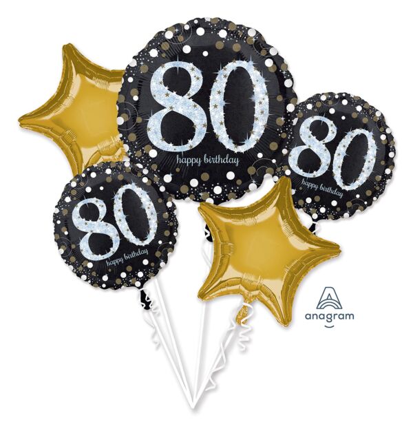 Bouquet Sparkling Bday 80