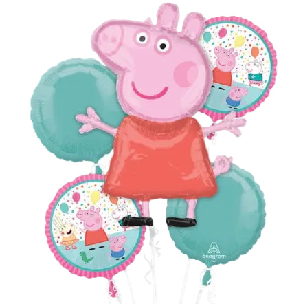 peppa pig balloon bouquet